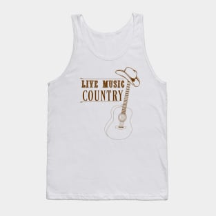 Live music country Tank Top